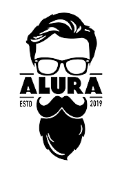 Logo da Barbearia Alura